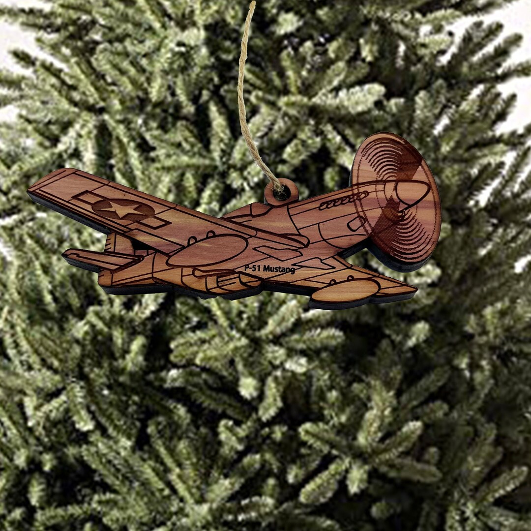 Bi Plane - Cedar Ornament Bi Plane - Cedar Ornament